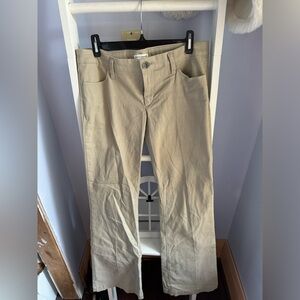 BANANA REPUBLIC wide leg khaki pants